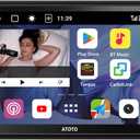 ATOTO S8 Android Double Din Car Stereo, Wireless CarPlay & Android Auto, Built-in 4G LTE, Dual Bluetooth, Live Rear View, 7" QLED Touchscreen, Chat-AI, 4G+32G, GPS Navigation, S8G2B74MS
