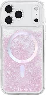 Bonoma for iPhone 17 Pro Max Case 2025 Sparkly Glitter Bling Back, Magnetic Compatible with MagSafe Shockproof, Crystal and Clear High-Duty Protection for Girls Women -Sparkly White