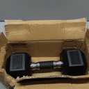 Yes4All Hex Dumbbell Rubber Grip - Premium heavy weight Dumbbell - 25lbs