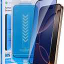 Jephuwneh x BESTSUIT for iPhone 16E/14/13 Pro/13 Screen Protector [Blue Light] [Auto-Installation] for iPhone16E/14/13Pro/13 6.1inch Tempered Glass Anti Blue-Light No Bubble HD Clear 9H Hardness