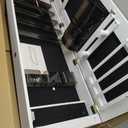 LED Mirror Jewelry Cabinet with Bluetooth Speaker, Wall/Door Mounted Jewelry Organizer Armoire, Full Length Lighted Mirror with Jewelry Storage,Jewelry Box Standing for Women