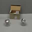 Aelga Glass Sugar Dispenser with Pour Spout, Weighted Pourer, for Coffee, Tea and Baking (2 Pack)