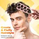 New Upgrade Texture Comb, Volumizing Wide-Tooth Hair Styling Comb, Fluffy Wide Tooth Curly Hair Comb, Men's Textured StylingComb, Fringe Parting Styling Accessory (2PCS)