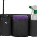 Tool Pouch, Waist Tools Bag Belt, Bottle Holster, Heavy Duty Working Tool Apron for Janitorial, Custodial, Housekeeping, Cleaning (G)