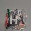 Red and Black Happy Birthday Banner Birthday Party Banner NO DIY Happy Birthday Sign Pre-Strung Birthday Hanging Decoration for Women Men Girl Boy Party Supplies (Red and Black)