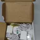 AOQEE 2K Cameras for Home Security-Outdoor/Indoor Camera for Dog/Cat/Pet/Nanny/Baby/Elderly, Color Night Vision, White Light, Siren, 24/7 SD Recordings, Works with Alexa, Plug in (C1-White-2pack-2.4G)