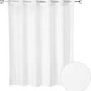 Hook Free Plainweave Shower Curtain,  74 x 76 Inch