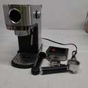 VEGETA Espresso Machine 20 Bar, Small Coffee Maker with 40oz Removable Water Tank, Stainless Steel Espresso Machine with Steam Milk Frother, Latte & Cappuccino Machine for Home, Silver