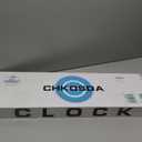 CHKOSDA 28.4''Large Digital Wall Clock,Automic Digital Clock with Alarm,Clendar and Termperature,Auto Time Sync with Easy Operation, Big Timer with Countdown and Countup (Red)