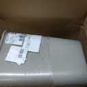 Beige trashcan 20inches long width 16