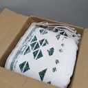 BESTSWEETIE 8x10 Area Rugs for Living Room Washable Moroccan Farmhouse Neutral Geometric Low Pile Non-Slip Soft Print Pattern Rug for Bedroom Kitchen Dining Room Entryway Green/Brown/Brown