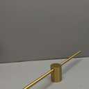 Balance Towel Bar Single Base Brass Towel Rack Adjustable Left and Right Wall Mounted Bathroom Towel Holder 20 inch Brushed Gold