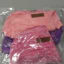 3 Pack Dog Sweaters for Small Dogs Girl Boy Winter Fleece Clothes Warm Soft Dog Sweatshirt Outfit for Dogs Cats Pet Apparel (XS (Back: 9.8", Chest: 13.7", 3.5-5.5 lbs), Pink+Rose+Purple)