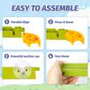 Bath Toys Water Ball Track for Kids for Wall Bathtub Toy Slide for Toddlers 3 4 5 6 Years 37 Pcs DIY Take Apart Set Shower Gift for Children