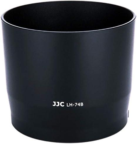 JJC Reversible Lens Hood Shade for Canon EF 70-300mm f/4-5.6 is II USM Replaces Canon Lens Hood ET-74B, with Button to Lock or Release