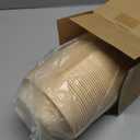 100 Piece (50 Pack) Meal Prep Bowl Containers with Lids, Cornstarch Round Food Containers for Lunch Salad Deli Soup, BPA Free Plant-based Take Out Containers Microwave & Freezer Safe, 16 oz