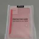 JETech Case for Samsung Galaxy Tab S10 Lite / S10 FE / S9 FE 10.9-Inch, Slim Translucent Back Tri-Fold Stand Protective Tablet Cover, Support S Pen Charging, Auto Wake/Sleep (Pink)