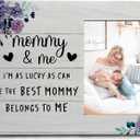 Mommy and Me Picture Frame - Mom Picture Frame from Daughter Son, Mommy and Me Gift, Mother's Gifts from Daughters Sons, Mom Birthday Gifts, 4x6 Photo Frame