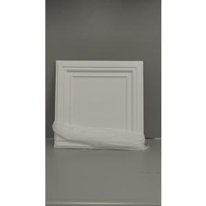 Art3d PVC Ceiling Tiles, 2'x2' Plastic Sheet in White (12-Pack)