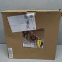 ATDAWN 3 Pack Mini Christmas Wreath, Lighted Christmas Front Door Wreath, Xmas Wreath for Holiday Christmas Party Decorations (Red Bow)