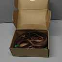 2-Pack Wicker Repair Kit, 100Ft Plastic Flat Rattan Replacement Supplies Material for Patio Furniture Repair/Basket Making/Chair Weaving, Synthetic Woven Rattan [Wood Grain Black]