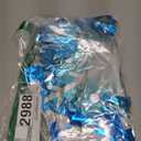 40 Inch Crown Number 8 Balloon, Blue 8th Birthday Party Decorations, SnowFlake Foil Mylar Balloons for Winter Themed Birthday Party Decorations (Number 8)