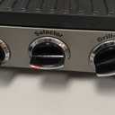 Cuisinart Griddler Indoor Grill, Panini Press, Sandwich Maker & More, 5-in-1 Grilling, Dishwasher-Safe Nonstick Cooking Plates, GR-4NNAS, Stainless Steel