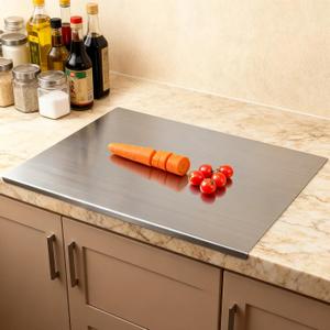 304 Stainless Steel Cutting Board for Kitchen Countertop, Chopping Board