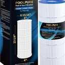 POOLPURE PLFPXST150 Pool Filter Replaces Hayward X-Stream CC1500, CCX1500-RE, Pleatco PXST150, Ultral-B3, Unicel C-8316, Filbur FC-1286, Waterway Pro Clean 150, L x OD: 23 1/4" x 8 15/16"
