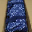 American Mahjong Game Set, Portable Carrying Bag,Acrylic 160 Tiles,Western Mahjong Tiles Set,Complete Ma Jong Set (Blue)