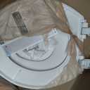 Little2Big Toilet Seat with Built-In Toddler Potty Training Seat, Slow Close, Easy to Install, Made in USA, ROUND, White