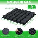 Fxznacbh Travel Cushion Airplane Seat, Portable Airplane Seat Cushion for Long Flights,36 Bubbles Pressure Relief Inflatable seat Cushion for Air Travel