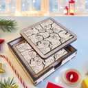 Set 02 Poodle Dog Coaster - Poodle Dog Puzzle Wooden Coaster Set - Interlocking Jigsaw Drink Mats with Laser-Cut Design for Poodle Lovers (Poodle Coasters)