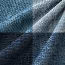 MIULEE Pack of 4 Couch Throw Pillow Covers 18x18 Inch Neutral Blue Soft Decorative Chenille Pillow Covers Farmhouse Accent Cushion Covers for Boho Western Home Coastal Decor Sofa Bedroom Living Room