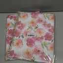 2 x Academic Planner 2025-2026, 8.5" x 11", Weekly & Monthly Planner from JUL.2025 to JUN.2026, Column View Calendar Organizers, Spiral Hardcover Agenda Book with Tabs for Office School Supplies, Floral