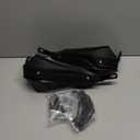 Evomosa Universal Motorcycle Hand Guard Shield, Black Aluminum, Fits 22mm/25mm/28mm Handlebars, Cruiser Bike, Hand Protection, Windproof