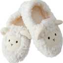 Laahoem Animal Slippers Soft Sole Indoor Shoes Winter Warm Thick Plush Fuzzy House Socks Furry Home Slippers For Girls Women Boys Men Size 36-38