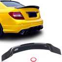 Rear Spoiler Wings for Mercedes Benz C Class W204 (2008-2014) C180 C200 C250 C300 C350 C63 4-Door Sedan Trunk Spoiler Wing Trunk Tail Rear Trunk Lid,Glossy Black - R Style Duckbill Spoiler