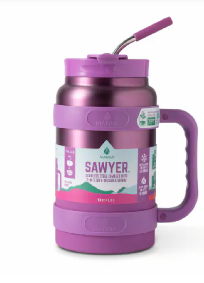 Manna™ Sawyer™ Stainless Steel Bottle - Purple 50 Oz