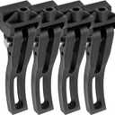 4 PCS Tonneau Cover Clamps Universal Fit Replacement Parts for Hard Folding or Soft Folding Truck Bed Cover Clamps Latch