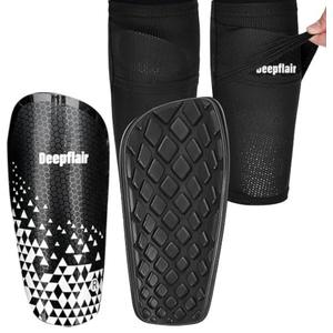 Soccer Shin Guards, with 1 Pair Shin Guard Sleeves Protective Equipment Shin Guards Soccer Cushion Protection Reduce Shocks for Shin Guards Soccer Youth/Adult for (S)