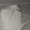 1 Tier Pearl Wedding Bridal Veil With Metal Comb F55 (Chapel Length (90 inches), White)