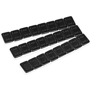 YIZBAB Upgraded Black Wheel Weights, 1/4oz, 0.25oz, 60oz/Box, Adhesive Stick on Wheel Weights for Cars, Trucks, SUVs, Motorcycles, U.S. OEM Quality,240PCS