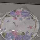 Paper Placemats Disposable 50 Pack Hydrangea Placemats 13.4 Inch Hydrangea Floral Place Mats Round Table Mats Spring Summer Table Mats for Birthday Wedding Party Supplies