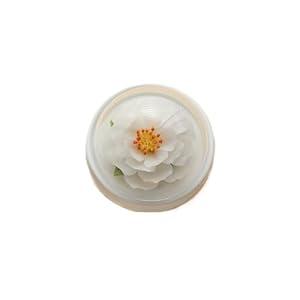 Intangible Cultural Heritage Handcrafted Ceramic Flower Decorative Essential Oil Diffuser, for Office Desk, Home, and Yoga, with Acrylic Display Box and Gift Box Packaging