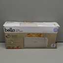 bella 2 Slice Slim Toaster, Fits-anywhere Kitchenware, 6 Setting Shade Control with Reheat & Cancel Buttons, Fits sourdough, 10 Long Slot, Anti Jam & Auto Shutoff, 900 Watt, Oatmilk