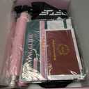 Pilates Bar Kit with Resistance Bands, Multifunctional Yoga Pilates Bar with Heavy-Duty Metal Adjustment Buckle, Portable Home Gym Pilates Resistance Bar Kit for Women Full Body Workouts (Pink(20/25/30lbs))