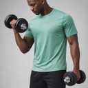 5 Pack Mens Active Quick Dry Crew Neck T Shirts | Athletic Running Gym Workout Short Sleeve Tee Tops Bulk (XXL)