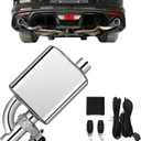 Valvetronic Exhaust Cutout 2.5 Inch, Electric Exhaust Valve Muffler Cat Back Exhaust System Kit