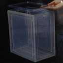 2 Pack Acrylic Display Cases for Collectibles, Clear Display Case for Figures,  Display Shelf Boxes Miniature Display Case, Dustproof and Stackable Action Figure Display Case